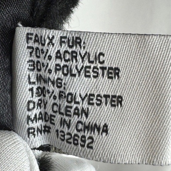 Ruyi Black Faux Fur Collar Scarf Stole Wrap Neck Warmer Winter Accessory 66-44 - Picture 5 of 11